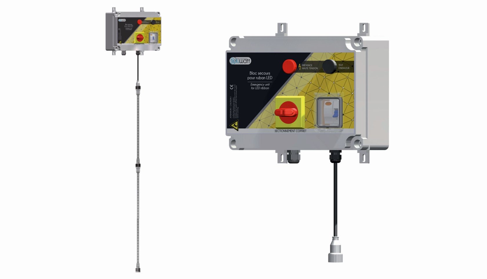 Éclairage LED de la gaine – Version enfichable accessoires