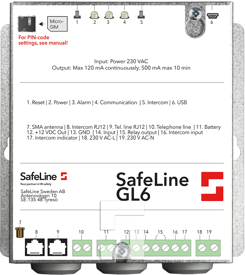 SafeLine MX  Accessories