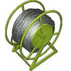 Trommelhaspel 200 aus Metall