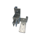 Flat holder for vertical support left