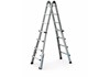 Aluminium telescopic multi-purpose ladder, 4x4 rungs