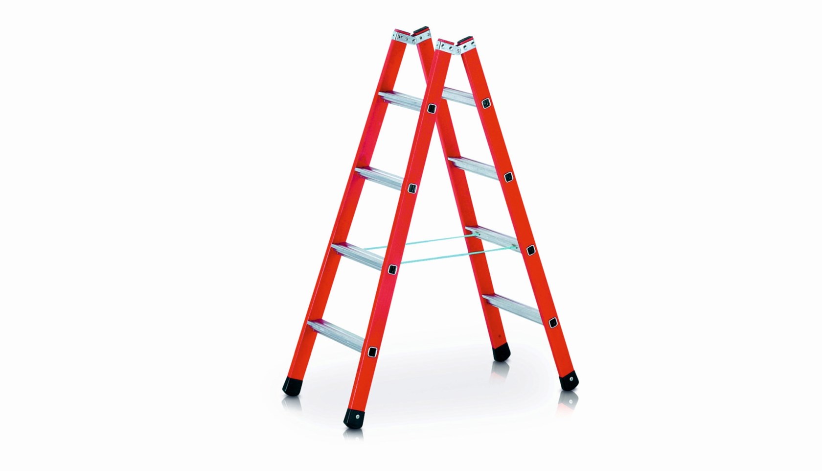 Step ladder made of GRP