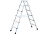 ALU-Stufen-Stehleiter, 0,82 m, 2x3 Stufen