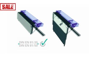 Three-part telescopic apron