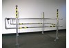 three-sided cabin railing height adjustable, max. 0.7 m EN 81-20