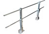 one-sided cabin railing height adjustable, 0,5-0,7m EN 81-20