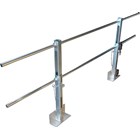 height adjustable, for the application on the car roof  - one sided with toe board
