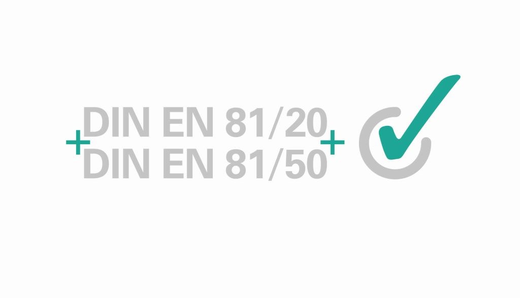 Pit ladder type B, 5,30 m EN 81-20