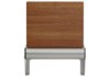 Folding seat Locus Plattan oiled oak 300 mm, EN81-70